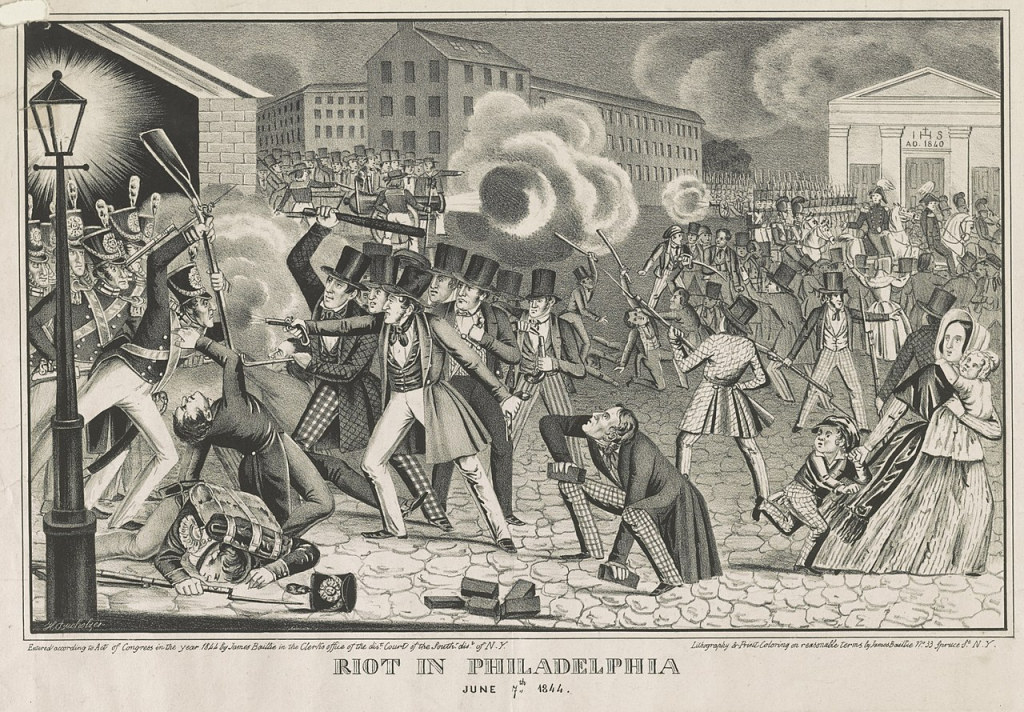 Philadelphia Nativist Riot (Anti-Catholic Race Theory)